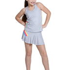 Lucky In Love Prisma Stripe Girls Skirt