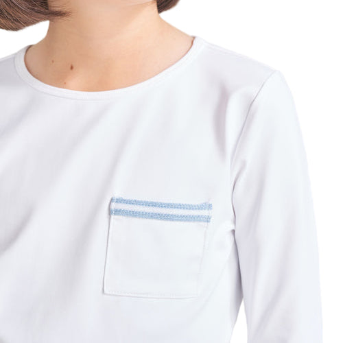 Loeuf Poche Backstripe Long Sleeve Girls Tennis Top
