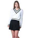 Lucky In Love Victory V-neck Sweater