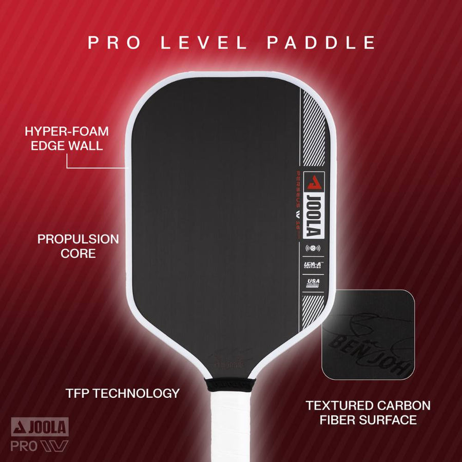 JOOLA Ben Johns Perseus Pro IV 16mm Pickleball Paddle