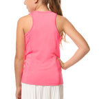 Lucky In Love Girls Tennis Tank Top