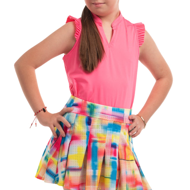 Lucky In Love Pleat Me Up Tank