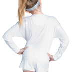 Lucky In Love Long Sleeve Girls Tennis Top