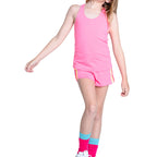 Lucky In Love Girls Tennis Tank Top