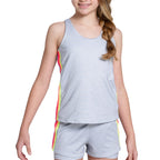 Lucky In Love Girls Tennis Tank Top